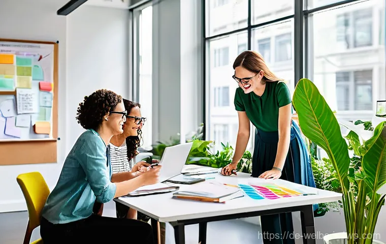 사무실에서의 긍정적 상호작용 증진하기 - **Prompt: "Building Virtual Bridges: Hybrid Team Connection"**
    A visually engaging composite ima...